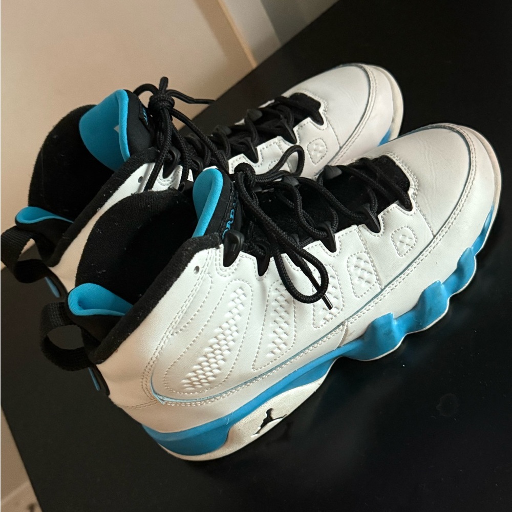 Jordan Kids Retro 9 Blue High-Top Sneakers